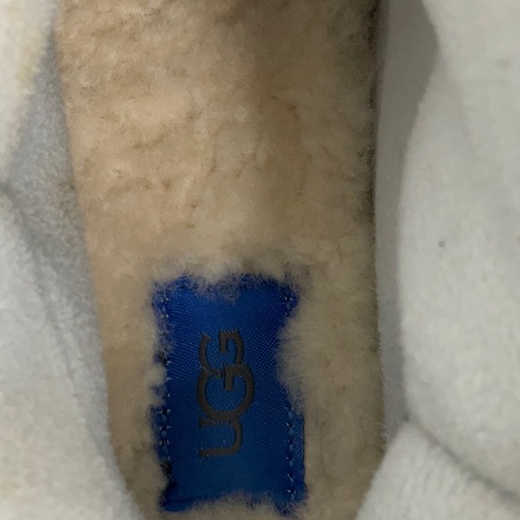 UGG Gray and Blue Rain & Snow Boots Thinsulate Lining Shearling Footbed - Picture 6 of 10